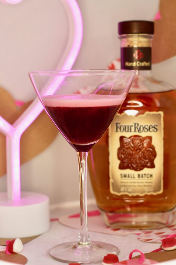 Cherry Bourbon Smash Cocktails For Valentines With Four Roses Bourbon Cherry Bourbon Smash Cocktails For Valentines With Four Roses Bourbon