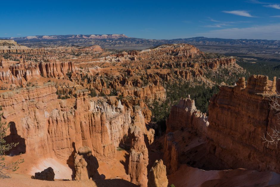 Stunning landscape of Bryce Canyon's unique rock formations and scenic views.