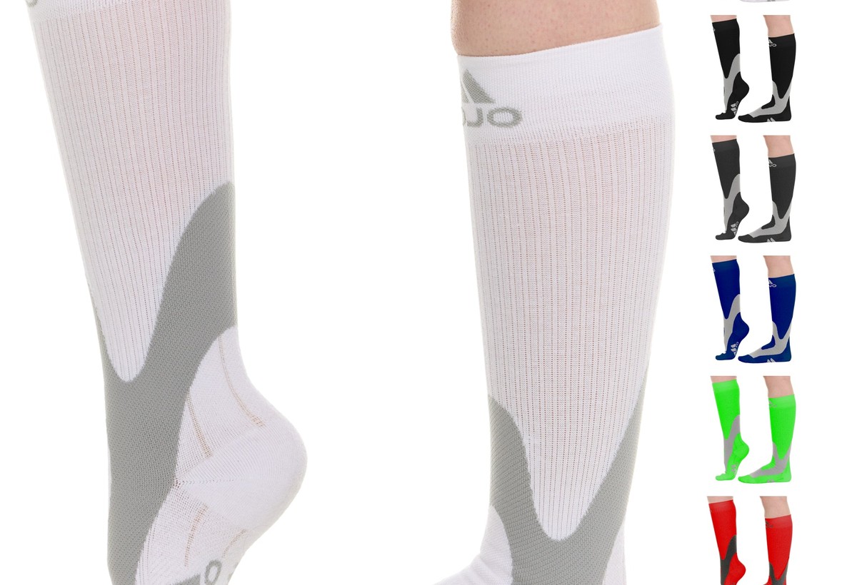 Performance compression socks for a walking-heavy itinerary